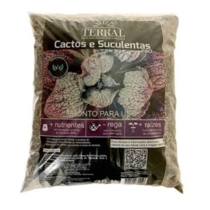terral cactos e suculenta pro 25 litros